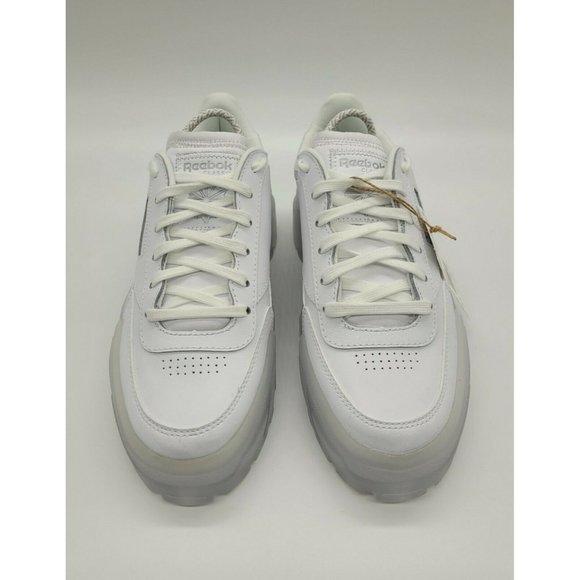 Reebok x Cardi B Club C Junior Size 5.5Y 'Triple White' GX5098 - Picture 4 of 8